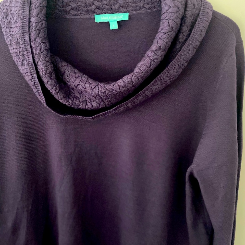 Blue Illusion 100% wool jumper. - Picture 3 of 10